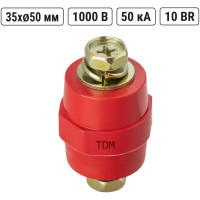 Силовой изолятор TDM ELECTRIC SM35 H35xD32xM10 мм, с болтом SQ0807-0057
