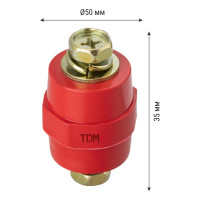 Силовой изолятор TDM ELECTRIC SM35 H35xD32xM10 мм, с болтом SQ0807-0057