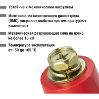 Силовой изолятор TDM ELECTRIC SM35 H35xD32xM10 мм, с болтом SQ0807-0057