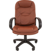 Компьютерное кресло CHAIRMAN ст-68 экокожа, коричневый 00-07069917