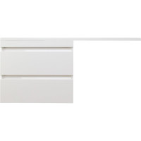 Подвесная тумба Style Line "Даллас 150" 2 ящика, Люкс белая PLUS СС-00002304