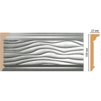 Плинтус потолочный Decomaster 100x25x2400 мм D218-375