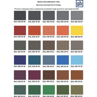 Колерованная краска для фасадов Goodhim D2 TN (RAL 050 40 20; водно-дисперсионная акриловая; матовая) 52327