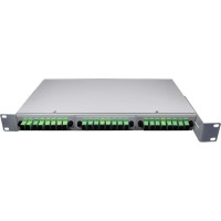 Оптический стоечный кросс Retic на 24 портов SC APC в сборе CROSSO-24SC-A