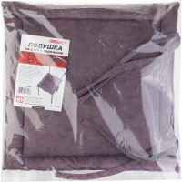 Подушка на стул SKYWAY 40x40 см, с завязками, велюр, лиловая 108 S10302006