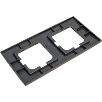 2-местная рамка OVIVO MINA, мокка, 401-190000-226