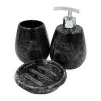 Настольный комплект для ванн Bath Plus Pietra black set5 W-CE2242AA-SET5