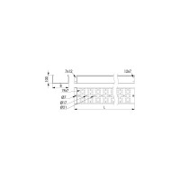 Перфорированный лоток DKC 300x100 L3000 толщина 1,2 мм 3534412