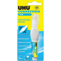 Корректирующая ручка UHU 8 мл, блистер 00019/В