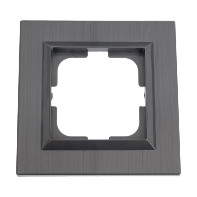 1-местная рамка OVIVO QUANTUM, серый магнит, 405-310000-096