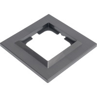 1-местная рамка OVIVO QUANTUM, серый магнит, 405-310000-096