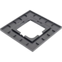 1-местная рамка OVIVO QUANTUM, серый магнит, 405-310000-096