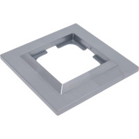1-местная рамка OVIVO QUANTUM, серебро, 405-320000-096