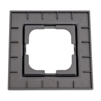 1-местная рамка OVIVO QUANTUM, сталь, 405-340000-096