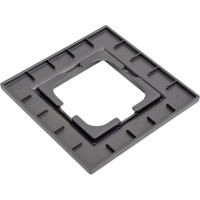 1-местная рамка OVIVO QUANTUM, сталь, 405-340000-096
