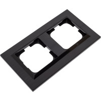 2-местная рамка OVIVO QUANTUM, черный, 405-360000-226