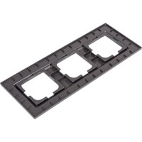 3-местная рамка OVIVO QUANTUM, сталь, 405-340000-227