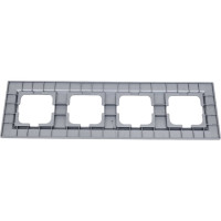 4-местная рамка OVIVO QUANTUM, серебро, 405-320000-228
