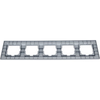 5-местная рамка OVIVO QUANTUM, серебро, 405-320000-250