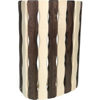 Угловой извилистый абажур Бацькина Баня Zebra 30776