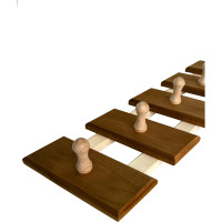 Вешалка Бацькина Баня Zebra Incline 7 крючков, термированная 30780