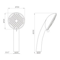 Душевой гарнитур AV Engineering AVSSS-030