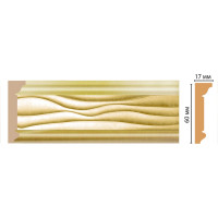 Потолочный плинтус Decomaster 60x17x2400 мм D219-374