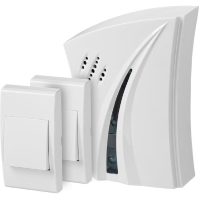 Звонок TDM ELECTRIC Народный ЗББ-Н-12/1-32М (беспроводной; на батарейках; 2 кнопки; блистер) SQ1901-0103