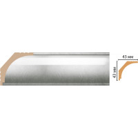 Плинтус Decomaster ШК 36 43x43x2400 мм D109-375