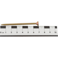 Саморез КРЕП-КОМП желтый цинк, POZY, 4,5x70, 20 шт. жд4570мф