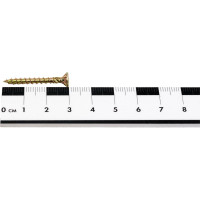 Саморезы по дереву КРЕП-КОМП ПРОФИ желтые, потайные, 3.5x30 мм, 50 шт. 03530Fhмф
