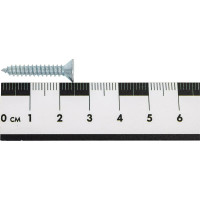 Саморез ZAMETAL 4,2x25 с потайной головкой, крестовой шлиц, DIN 7982, цинк, уп. 500 шт. ZA101630