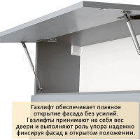 Газовый мебельный амортизатор ЭЛИМЕТ 120N 245 мм БП-00002265