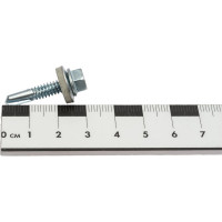 Кровельный саморез с увеличенным сверлом КРЕП-КОМП 5,5x25 К, 250 шт. скд5525кф