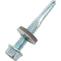 Кровельный саморез с увеличенным сверлом КРЕП-КОМП 5,5x38 К, 200 шт. скд5538кф