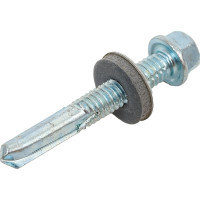 Кровельный саморез с увеличенным сверлом КРЕП-КОМП 5,5x38 К, 200 шт. скд5538кф