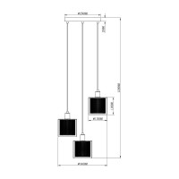 Подвесной светильник Moderli Brizzi V2871-3P