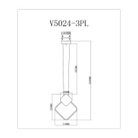 Подвесной светильник Moderli Store V5024-3PL
