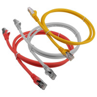 Патч-корд LANMASTER RJ45 - RJ45, 4 пары, S/FTP, категория 6A, 1.5 м, фиолетовый, LSZH LAN-PC45/S6A-1.5-VI