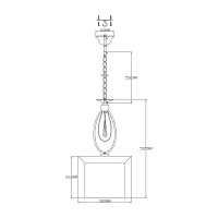 Подвесной светильник Moderli Dark V2580-1P