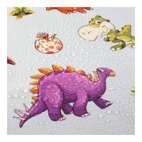 Защита спинки сиденья SKYWAY ПВХ frontlit мультяшные динозаврики фон S06101039