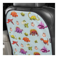 Защита спинки сиденья SKYWAY ПВХ frontlit мультяшные динозаврики фон S06101039