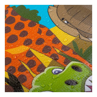 Защита спинки сиденья SKYWAY ПВХ frontlit африка, звери S06101035