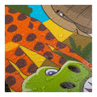 Защита спинки сиденья SKYWAY ПВХ frontlit африка, звери S06101035