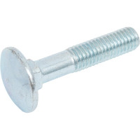 Мебельный болт МЕТАЛЛСЕРВИС M8x40, DIN 603, цинк, 20 шт. 1239385