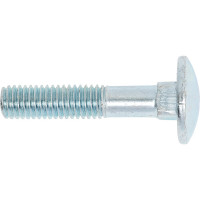 Мебельный болт МЕТАЛЛСЕРВИС M8x40, DIN 603, цинк, 20 шт. 1239385