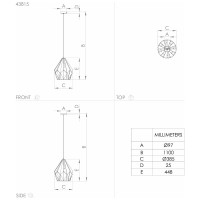 Подвесной светильник EGLO Carlton 43815