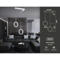 Подвесной светильник Ambrella Light LineTech FL5272