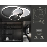 Потолочная люстра Ambrella Light LineTech FL5118