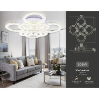 Потолочная люстра Ambrella Light Original FA8854